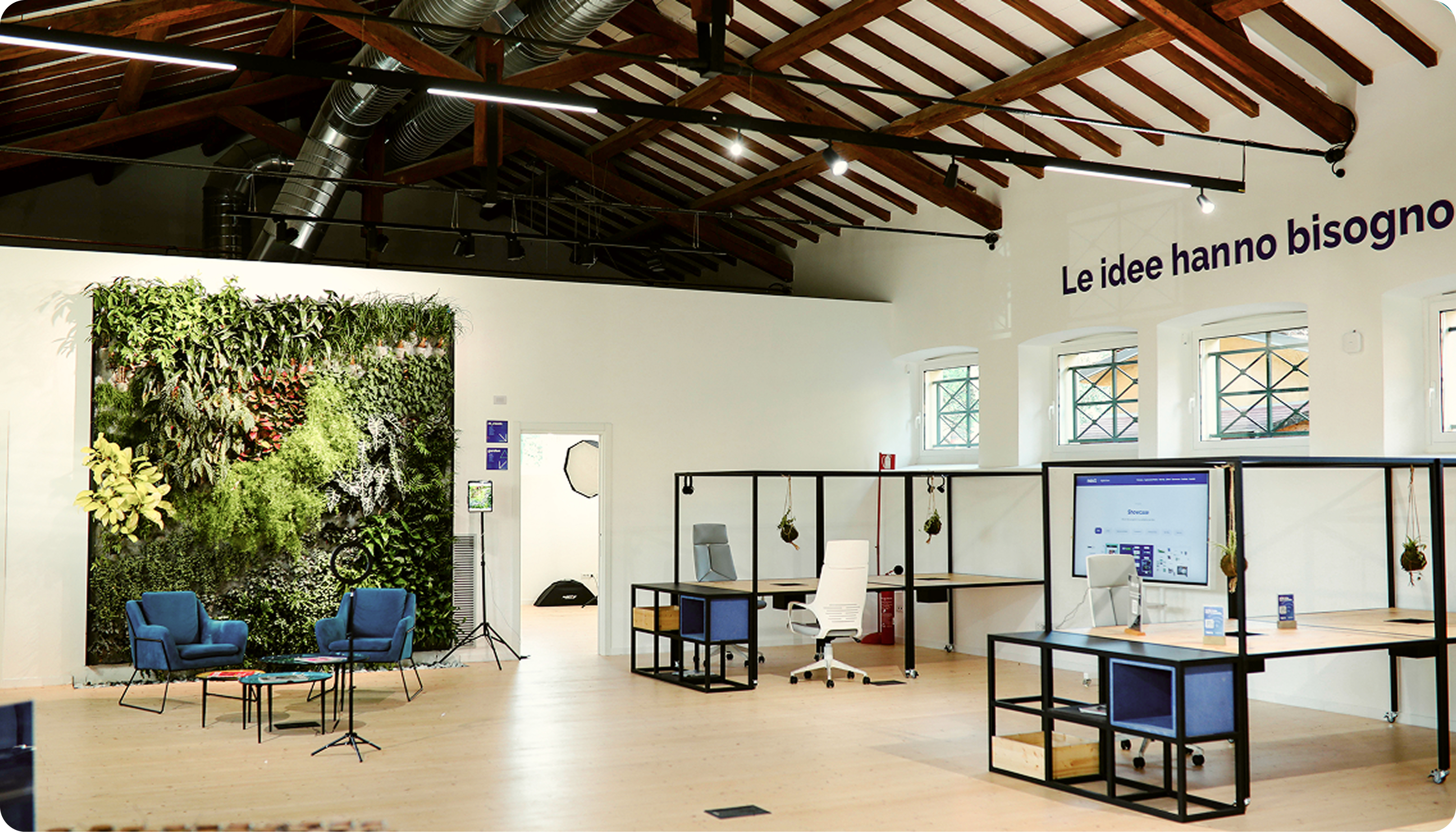 UI card displaying energy consumption data on a light fabric background